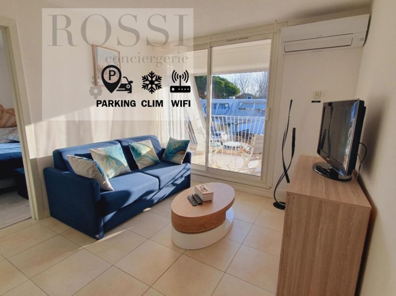 T2 West City Parking Clim Wifi 4Pers - Rossiconciergerie - Linge Inclus La Grande Motte Dış mekan fotoğraf